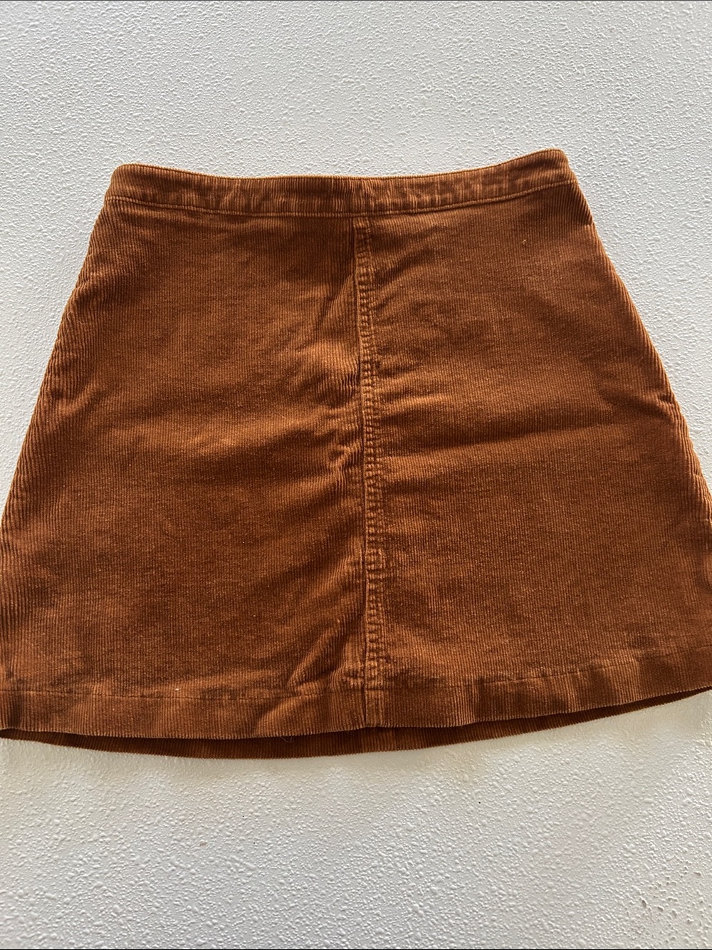 Forever 21 Corduroy A-Line Mini Skirt - Rust